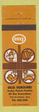 Matchbook Cover - Esso oil gas Gilles Desrochers Ville ST Gabriel QC