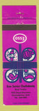 Matchbook Cover - Esso oil gas Charlesbourg QC