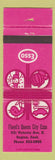 Matchbook Cover - Esso oil gas Floyd's Queen City Regina SK WORN