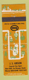 Matchbook Cover - Esso oil gas JS Gibson La Ronge SK WEAR
