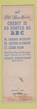 Matchbook Cover - Lit Brothers Golden Jubilee 1941 Department Store?