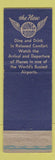 Matchbook Cover - The Skyway Restaurant San Francisco CA Municipal Airport