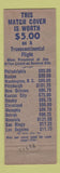 Matchbook Cover - Skytickets Airplane Tickets Oakland San Francisco CA