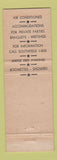 Matchbook Cover - Al Green Friendship International Airport Baltimore MD