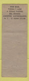 Matchbook Cover - Agencias Cophresi Travel Agency Bronx NY WEAR