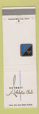 Matchbook Cover - Detroit MI Athletic Club