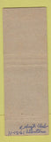 Matchbook Cover - Moseley's Coronado Tavern Roswell NM 1940