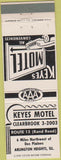 Matchbook Cover - Keyes Motel Arlington Heights IL