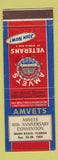 Matchbook Cover - AMVETS Convention 10th Miami Beach FL 1954