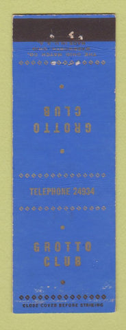 Matchbook Cover - Grotto Club