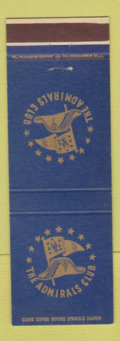 Matchbook Cover - Admirals Club