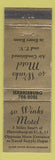Matchbook Cover - 40 Winks Motel Harrisburg PA WEAR