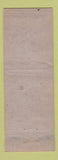 Matchbook Cover - Jos A Beddy Jr Vice Dept Commander NY Spanish War Veterans