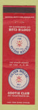 Matchbook Cover - Silver Dollar Pup Tent Cootie Club Denver Colorado VFW WEAR