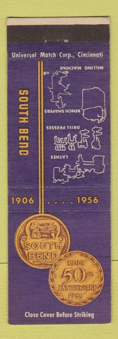 Matchbook Cover - South Bend Tools 1956 IN