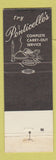 Matchbook Cover - Ponticello's Restaurant St Louis MO