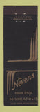 Matchbook Cover - Nevens Minneapolis MN