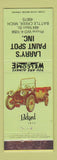 Matchbook Cover - Larry's Paint Spot Battle Creek MI WEAR