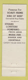 Matchbook Cover - Neptune Room Hyannis Cape Cod MA