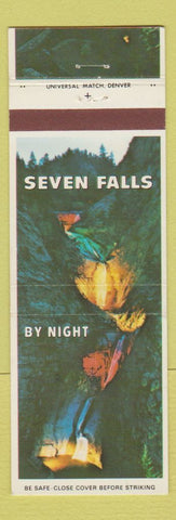 Matchbook Cover - Seven Falls by Night Colorado Springs