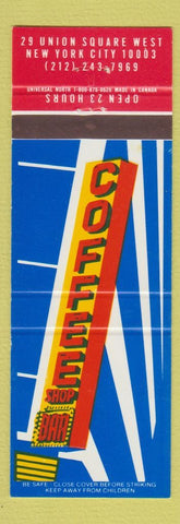 Matchbook Cover - Coffee Shop Bar New York City Full Length