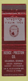 Matchbook Cover - Kierce Preston Insurance Real Estate Columbus GA
