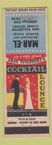 Matchbook Cover - Mar El Restaurant Chicago IL