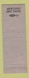 Matchbook Cover - Admiral Restaurant aCocktail Lounge Chicago IL