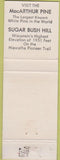 Matchbook Cover - Cedars Crandon WI