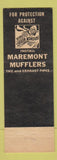 Matchbook Cover - Maremont Mufflers Accurate Clutches Lock McDonald