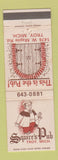 Matchbook Cover - Squire's Pub Troy MI