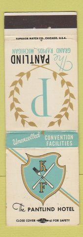 Matchbook Cover - Pantlind Hotel Grand Rapids MI #1
