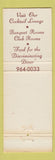 Matchbook Cover - Countryside Inn Battle Creek MI