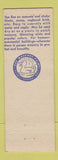Matchbook Cover - Rox Products Leak Prevention Detroit MI