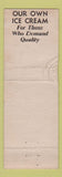 Matchbook Cover - Bon Ton Cafe Marquette MI WORN