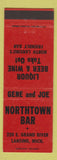 Matchbook Cover - Northtown Bar Lansing MI
