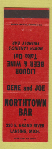 Matchbook Cover - Northtown Bar Lansing MI
