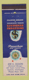 Matchbook Cover - Joe Olson Investors Syndicate Spokane WA