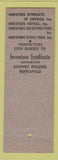 Matchbook Cover - Joe Olson Investors Syndicate Spokane WA