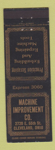 Matchbook Cover - Machine Improvement Company Cleveland OH