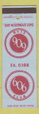 Matchbook Cover - 606 Club