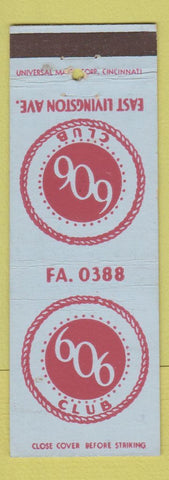 Matchbook Cover - 606 Club