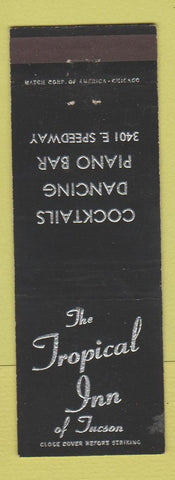Matchbook Cover - Tropical Inn Tucson AZ