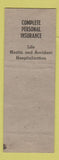 Matchbook Cover - World Insurance ML Cremer Des Moines IA WEAR