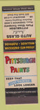 Matchbook Cover - Pittsburgh Paint Auto Glass