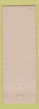 Matchbook Cover - Sanitary Plumbing Heating Moline IL