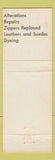 Matchbook Cover - Nor Ric Cleaners New Castle PA