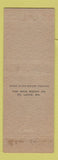 Matchbook Cover - Sun Valley Lodge ID Union Pacific Railroad