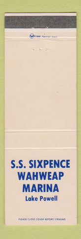 Matchbook Cover - SS Sixpence Wahweap Marina Lake Powell AZ