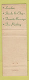 Matchbook Cover - Katrinas Pizza Champaign IL WEAR